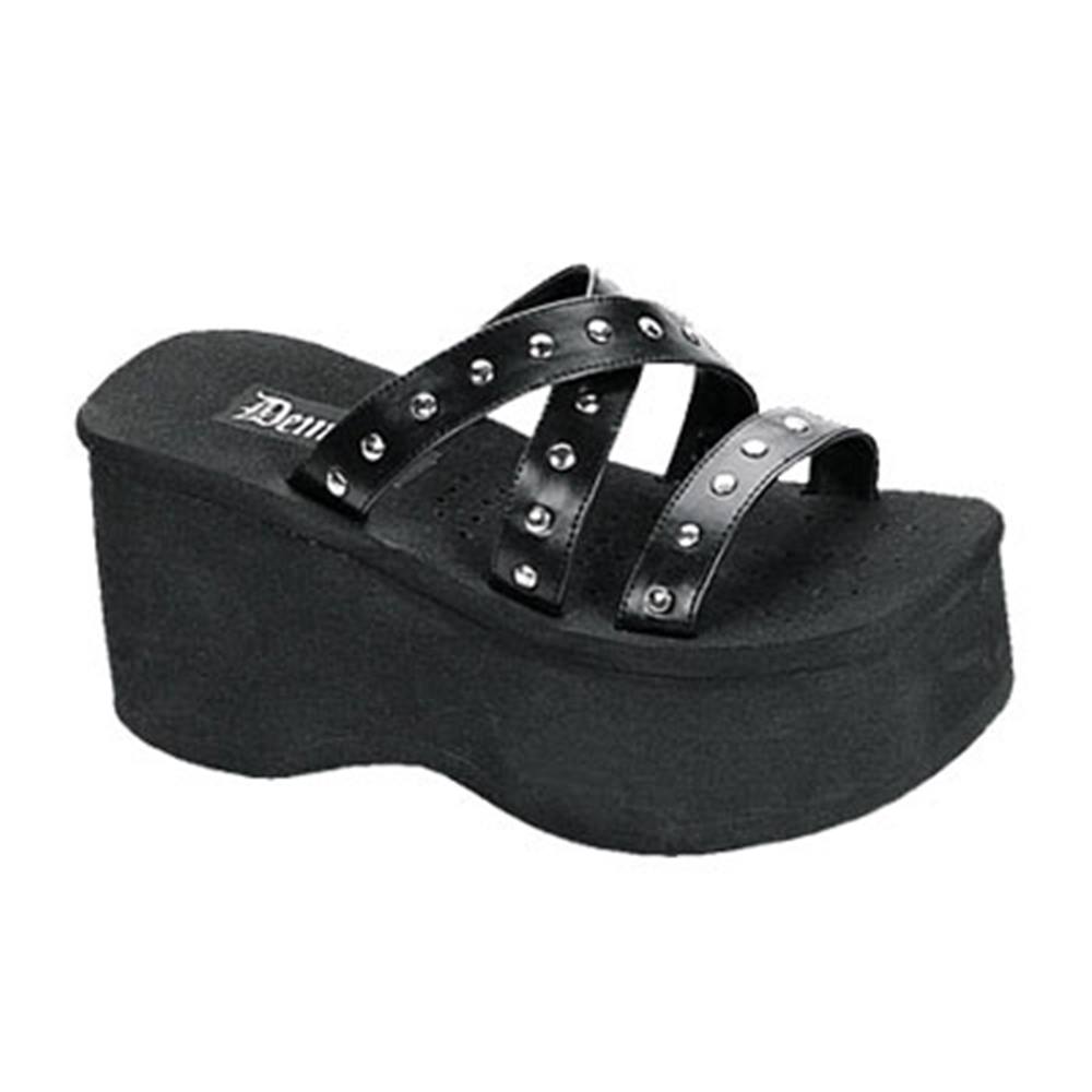 DemoniaCult - FUNN19 Slippers - Zwart Product image
